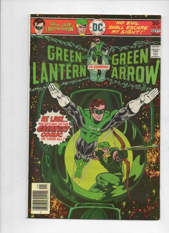 GREEN LANTERN 90, FN+, Arrow, Mike Grell, 1960 1976, Those Who Worship Evil's