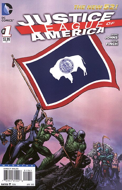 JUSTICE LEAGUE OF AMERICA  (2013 Series)  (DC NEW52) #1 WY Very Good Comics Book