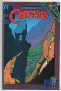 CONCRETE #8, VF/NM, Paul Chadwick, Dark Horse 1987 1988 more Dark Horse in store