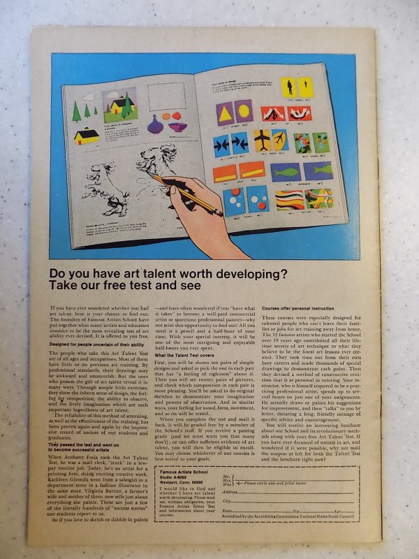 SUB-MARINER # 22 MARVEL SILVER ACTION ADVENTURE