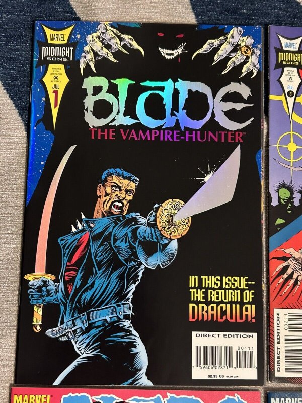 Blade: The Vampire Hunter 1-10 Complete SET Dracula VF/NM Marvel 1994-1995 MCU