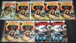 DC Bronze Age THE SHADOW 53 Comic Lot MOST FN-VF Dealer Lot #1-12 (SOME DUPES)