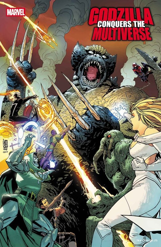Godzilla Conquers the Multiverse #1 Giuseppe Camuncoli Variant Cover PRESALE
