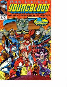 Lot Of 2 Comic Book Innovation Interview Vampire #1 and Image Youngblood #1 AH12