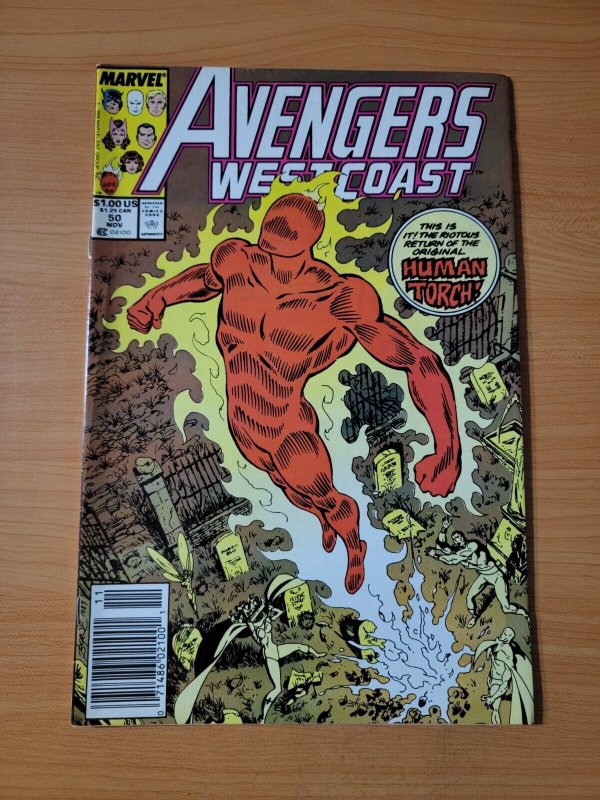 West Coast Avengers #50 ~ DOLLAR BIN ~ 1989 Marvel Comics 