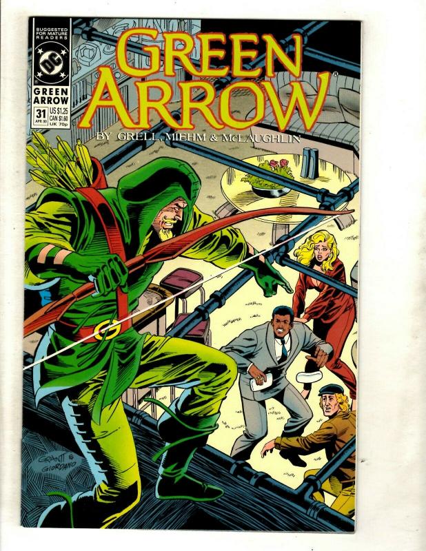 Lot Of 12 Green Arrow DC Comic Books # 18 25 26 27 29 30 31 32 34 35 36 37 JF30