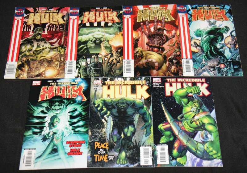 Marvel INCREDIBLE HULK TITLES 19pc Mid-High Grade Comic Lot VF-NM Avengers
