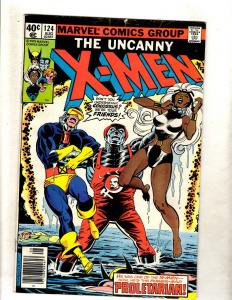(Uncanny) X-Men # 124 FN- Marvel Comic Book Wolverine Storm Cyclops Beast FM4