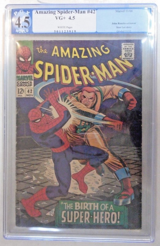 Amazing Spider-Man #42 (Marvel/ March 1966) PGX World 4.5 Vg+