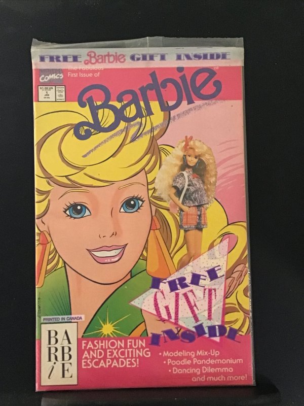 Barbie #1 In original poly bag with Barbie Pink card