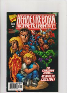 Heroes Reborn: The Return #1,2,3,4 Full Set 1997 Marvel Comics Avengers FF Thor