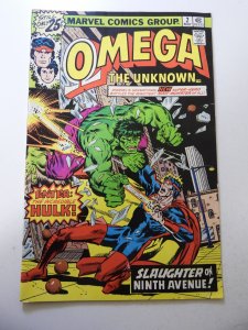 Omega the Unknown #2 (1976) VG+ Condition MVS Intact