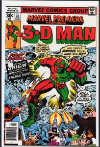 Marvel Premiere #35 (1977) 3-D Man [Key Issue]