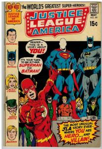 JUSTICE LEAGUE OF AMERICA 89 FN May 1971
