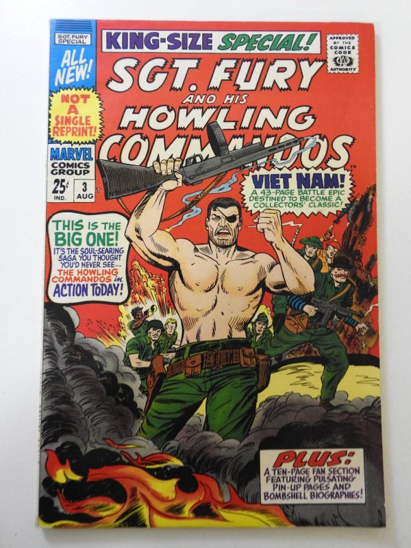 Sgt. Fury Annual #3 (1967) FN+ Condition!