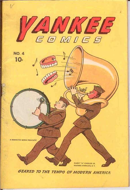 YANKEE COMICS (1941 CHESLER) 4 VG-F IMA SLOOTH BY JACK