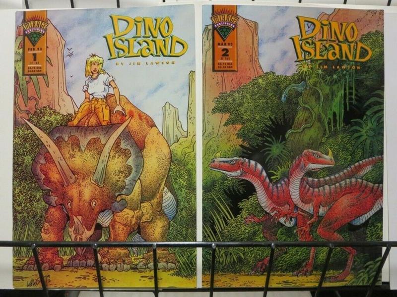 DINO ISLAND (1993 MI) 1-2 Dinosaurs R us complete story