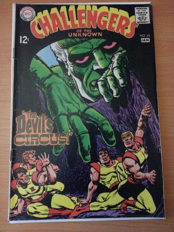 Challengers of the Unknown #65 ~ FINE FN ~ 1969 DC COMICS