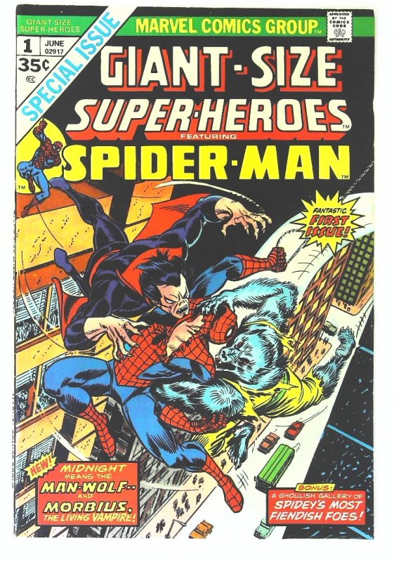 Giant-Size Super-Heroes Featuring Spider-Man   #1, VF- (Actual scan)