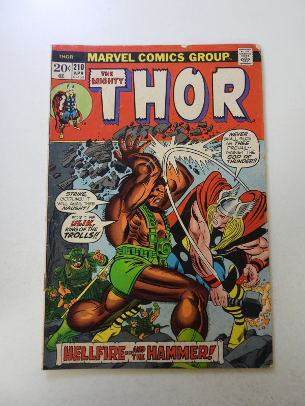 Thor #210 VG- condition