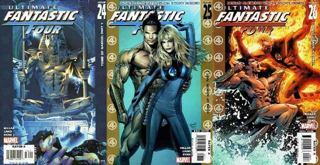 ULTIMATE FANTASTIC FOUR (2004-2009) 24-26 Tomb Of Namor COMICS BOOK