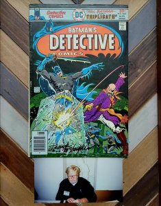 DETECTIVE COMICS #462 (DC 1976) SIGNED By Artist/Inker FRANK McLAUGHLIN / Batman