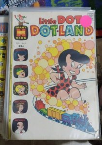 LITTLE DOT DOT LAND  # 52 1971 HARVEY COMICS    WHITE PAGES  HIGH GRADE
