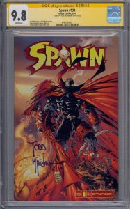 SPAWN #134 CGC 9.8 SS SIGNED MCFARLANE WHITE PAGES