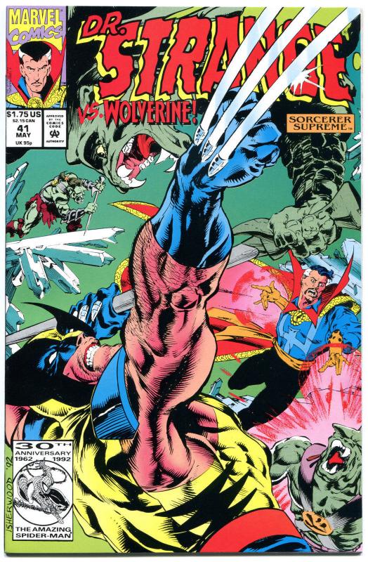 DR STRANGE #41, NM+, vs Wolverine, Sorcerer Supreme, 1988, Doctor, Doc