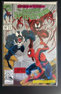 The Amazing Spider-Man #362 Second Print Cover (1992)