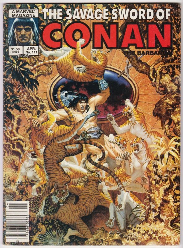 Savage Sword Of Conan Magazine #111 | 1st App Iron Damsels (Marvel, 1985)