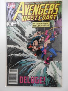 Avengers West Coast #59 Newsstand Edition (1990)