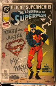 Adventures of Superman #501 (1993) Superboy 