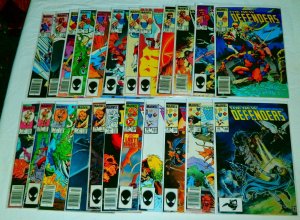 Defenders V1 #92,93,96-98,100,105,108+ DeMatteis Hellcat Hulk, comics lot of 42