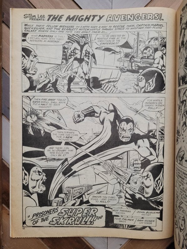 Mighty World of Marvel #204 VG- (UK Weekly Comics 1976) Hulk, Avengers Conan