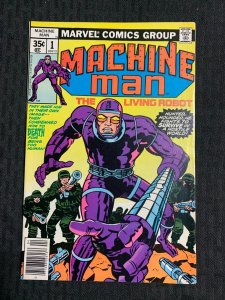 1978 MACHINE MAN The Living Robot #1 FN+ 6.5 Marvel Comics / Jack Kirby