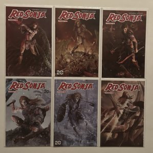 Red Sonja #13,14,15,16,17,18 Bjorn Barends NM Lot 2024 Dynamite