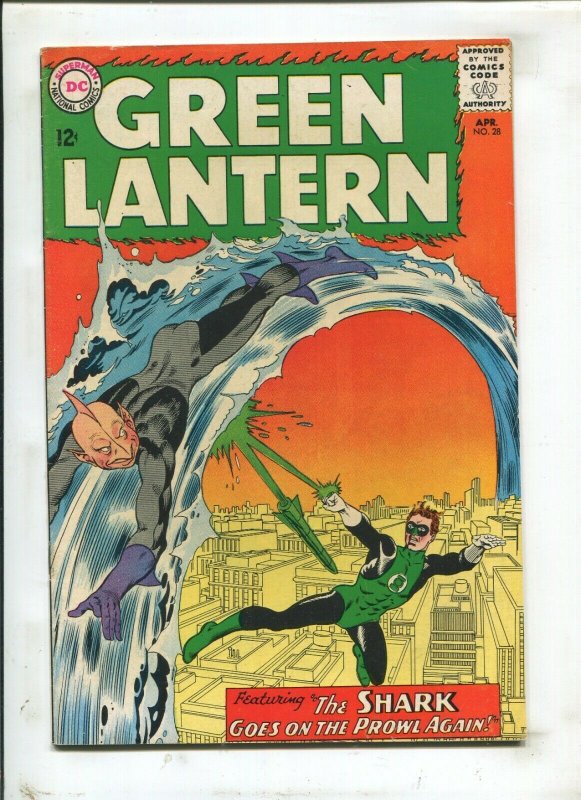 Green Lantern #28 - Second Appearance of the Shark (6.0) 1964