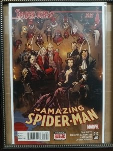 Amazing Spider-Man #12  2015. VF/NM Spider-Verse 1st  Leopardon   N163x