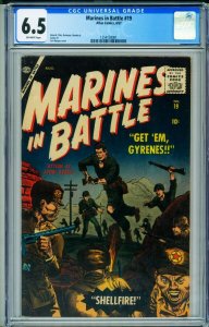 Marines in Battle #19 CGC 6.5 High Grade ATLAS war comic 1254138001