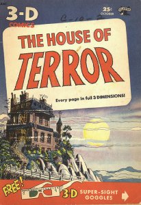 HOUSE OF TERROR 3-D (1953 Series) #1 Very Fine Comics Book