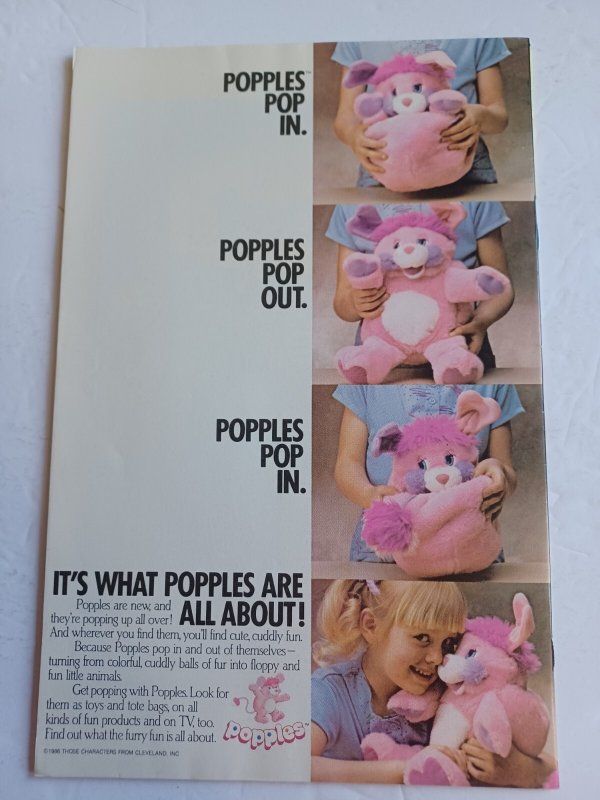 Popples #1 Newsstand - Star Comics - Marvel – 1986 - (-NM)