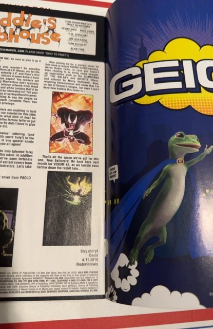 Venom #1 (2018) stegman 2nd print Grendel 1st app