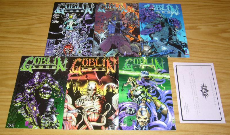 Goblin Lord #1-6 VF/NM complete series - goblin studios - signed