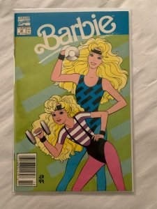 Barbie 10 Marvel 1991 NM Mod Checkerboard June Brigman NEWSSTAND 