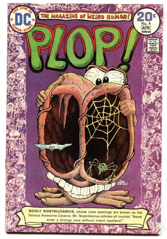 Plop! #4 1974- DC Weird Humor- Basil Wolverton- High grade