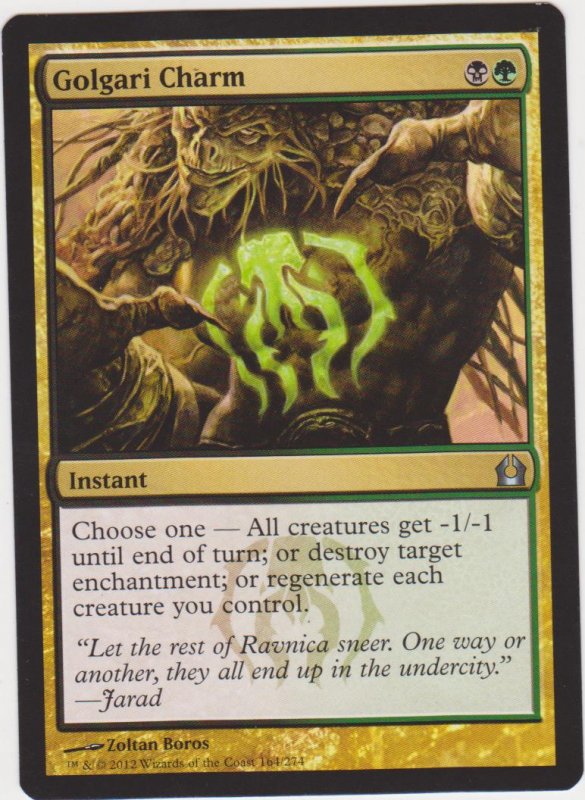 Magic the Gathering: Return to Ravnica Golgari Charm