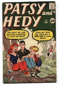 PATSY AND HEDY #78 1961-MARVEL PIN-UPS-10¢ ISSUE-GOOD GIRL ART-vg+