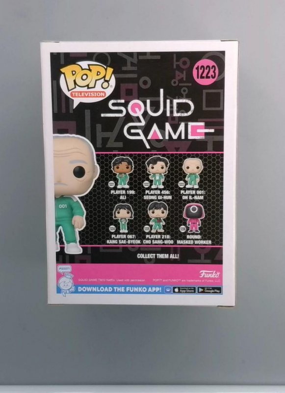 Funko Pop! Player 001: Oh Il-Nam #1223, Squid Game