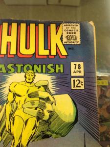 Tales to Astonish 78 VG-/VG (Marvel April, 1966)